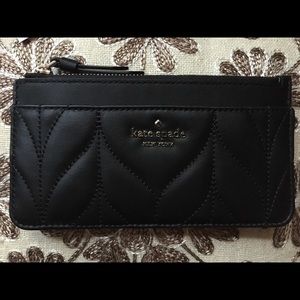 Kate Spade BLACK Large Slim Cardholder Briar Lane